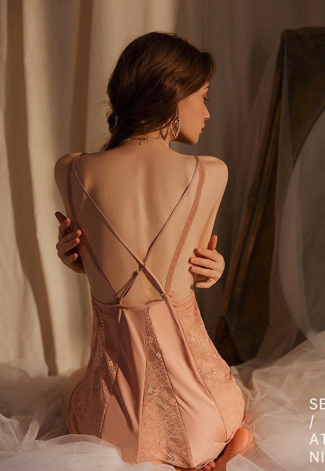 Ava Silky Soft Satin Open Slip