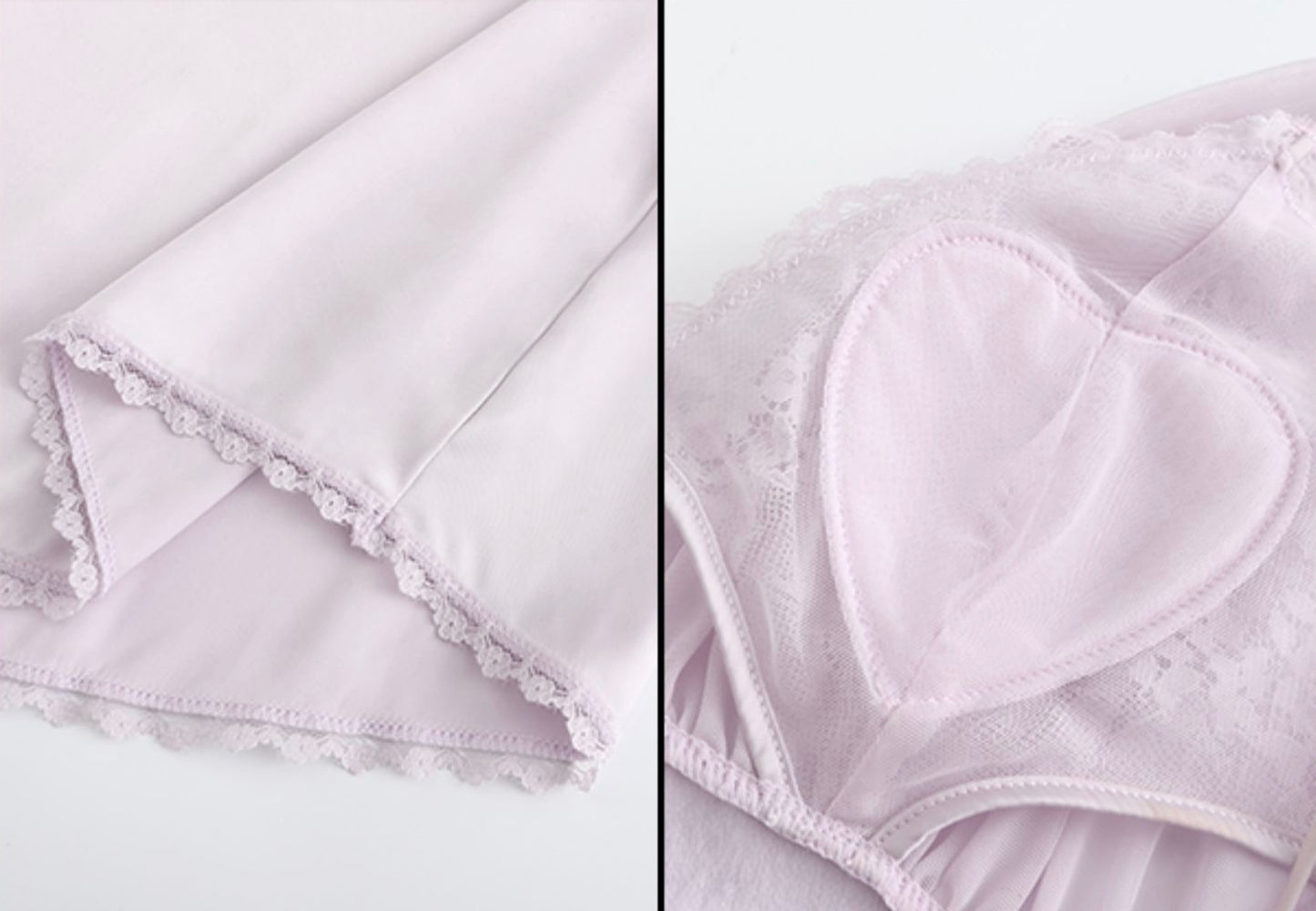 Lisa Silk Padded Slip Nightdress Set